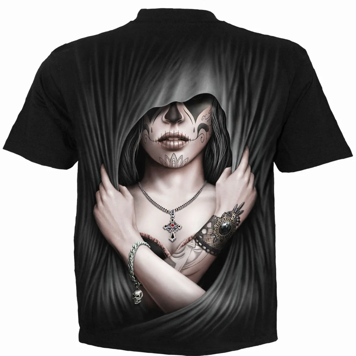 Spiral - DEAD LOVE - T-Shirt Black sold by Paradiso Clothing product image thumbnail 2