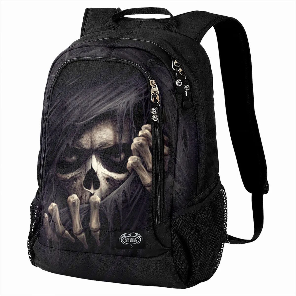 Spiral - GRIM RIPPER - Back Pack - With Laptop Pocket sold by Paradiso Clothing