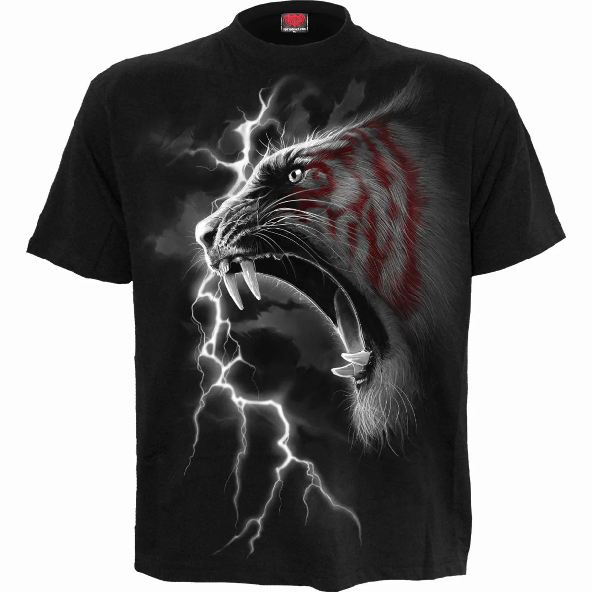 Spiral - MARK OF THE TIGER - T-Shirt Black sold by Paradiso Clothing