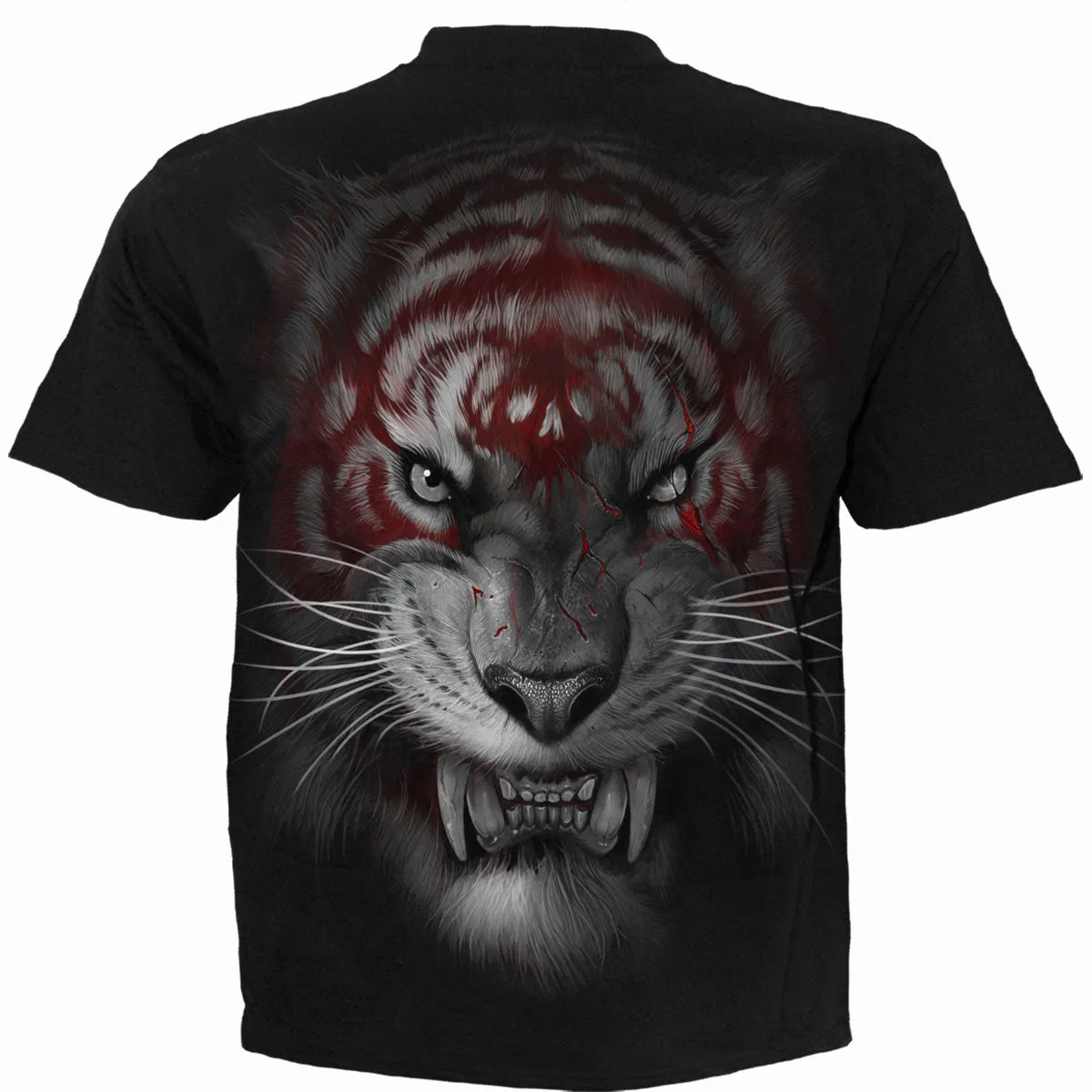 Spiral - MARK OF THE TIGER - T-Shirt Black sold by Paradiso Clothing product image thumbnail 2