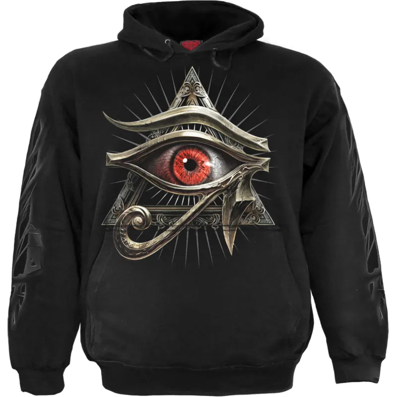 Spiral - EVIL EYE - Hoody Black made by Paradiso Clothing