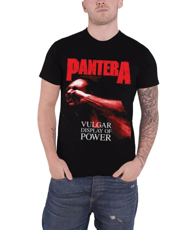 Pantera Vulgar Display Of Power T Shirt sold by Paradiso Clothing