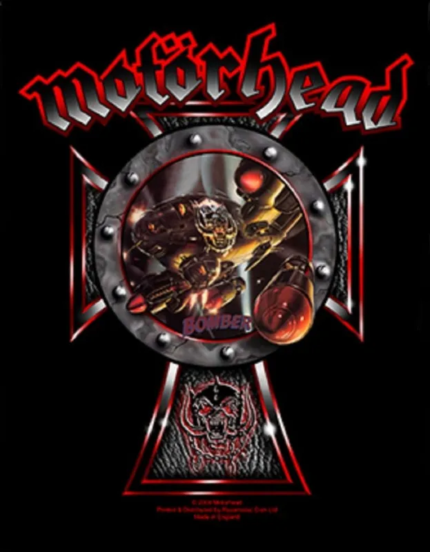 Motorhead Bomber Band Logo Back Patch sold by Paradiso Clothing