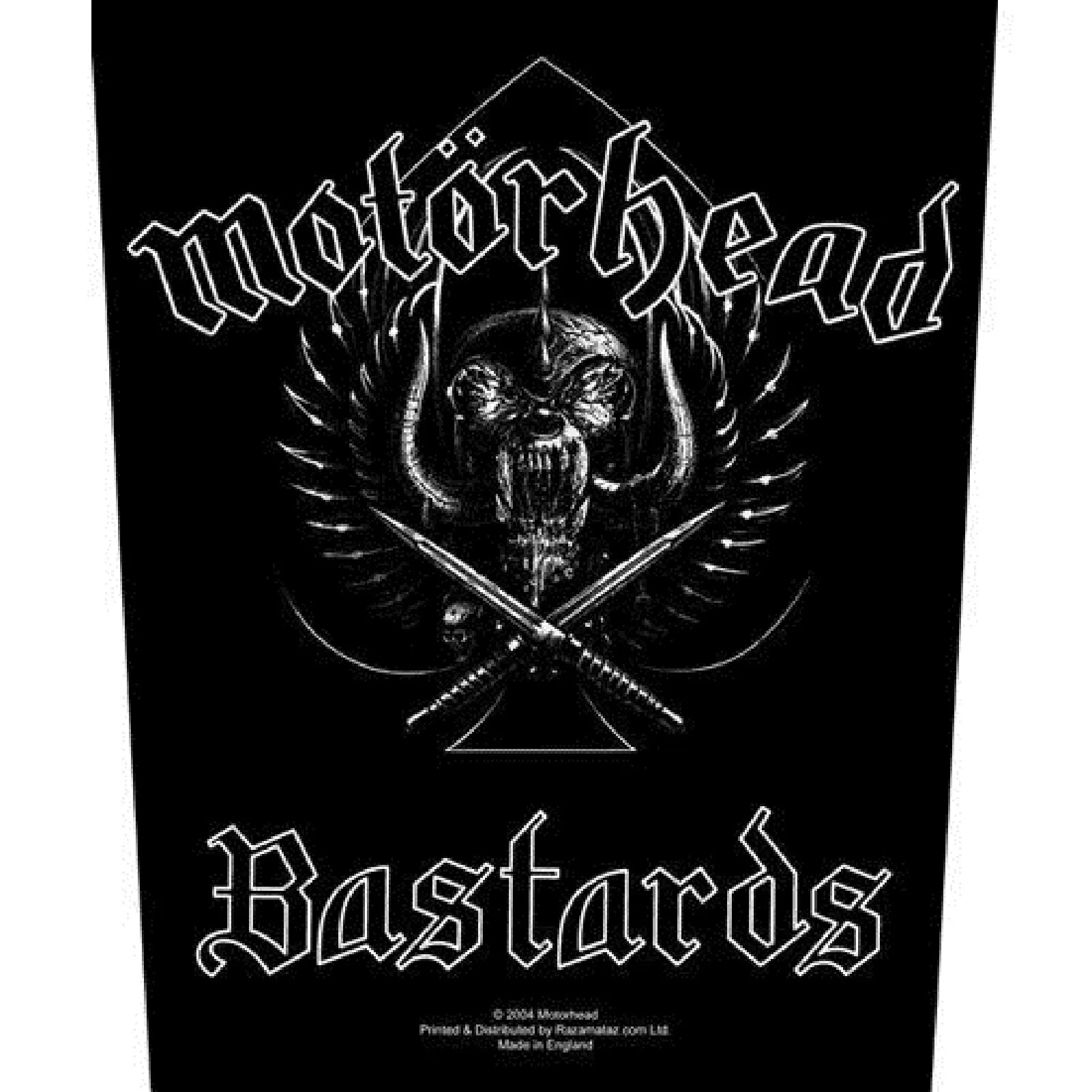 Motorhead Bastards Band Logo Back Patch sold by Paradiso Clothing