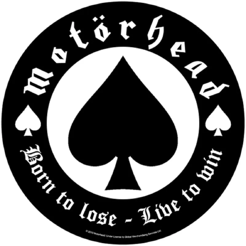 Motorhead Born to Lose Live To Win Circular Back Patch sold by Paradiso Clothing