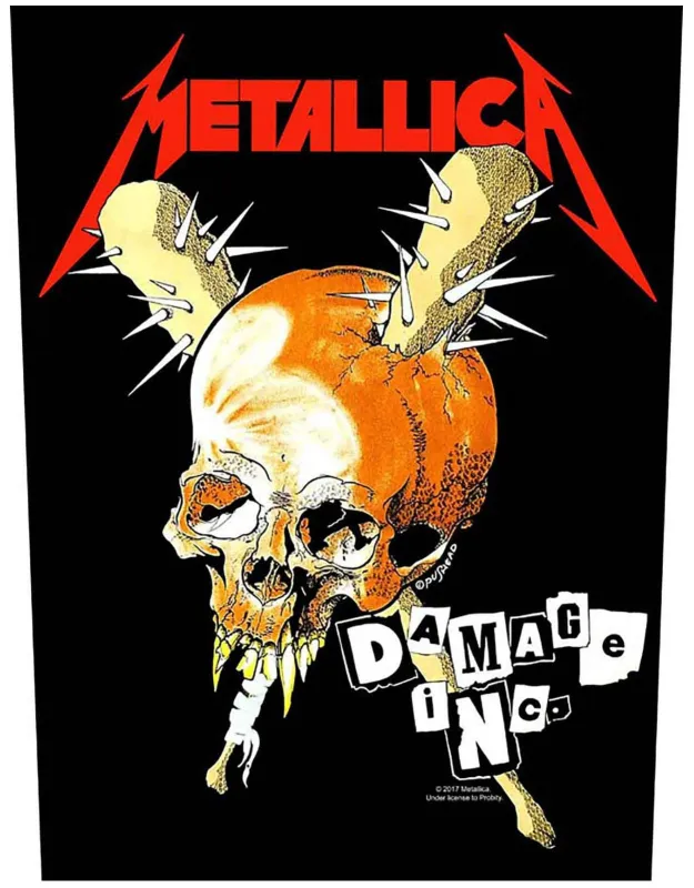 Metallica Damage Inc Band Logo Back Patch sold by Paradiso Clothing