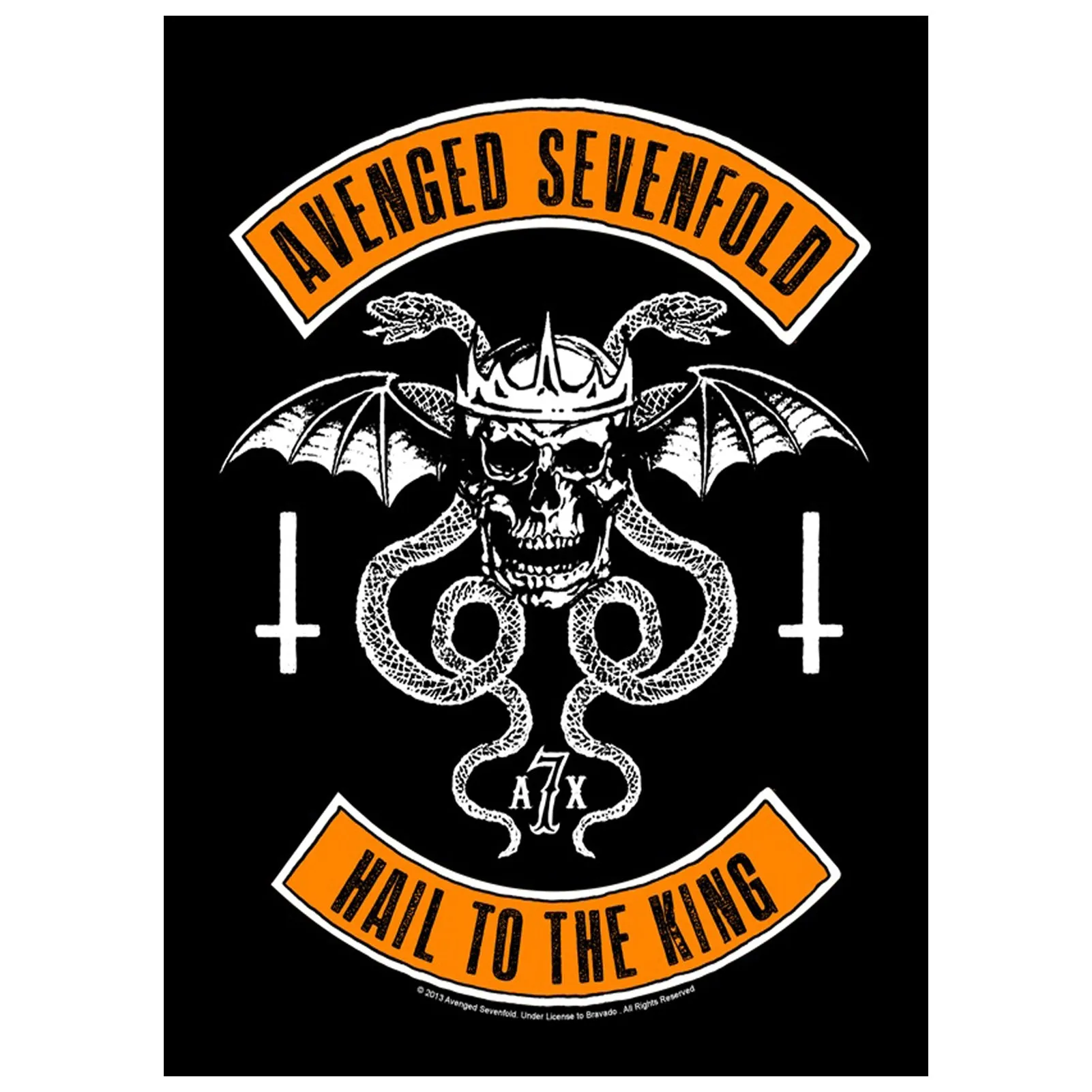 Avenged Sevenfold Biker Band Logo Back Patch sold by Paradiso Clothing