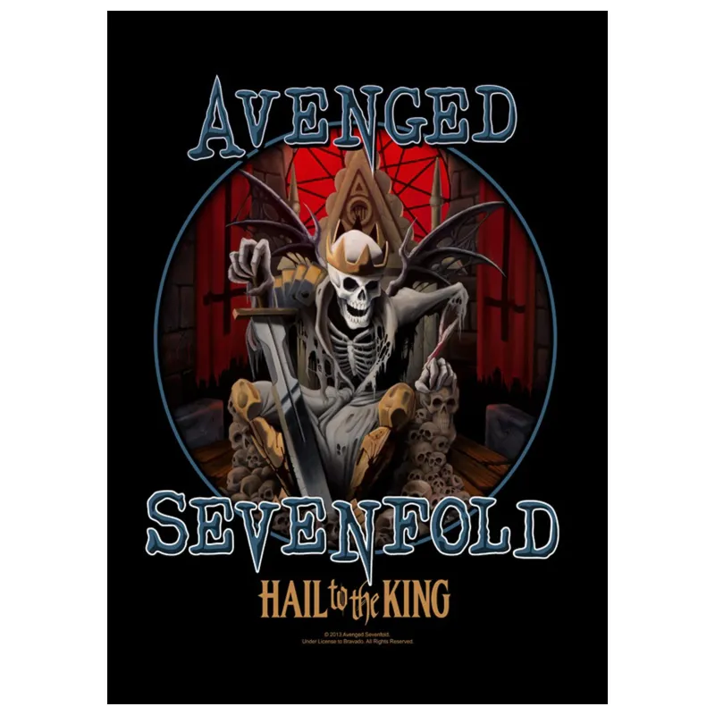 Avenged Sevenfold Hail To The King Back Patch made by Paradiso Clothing