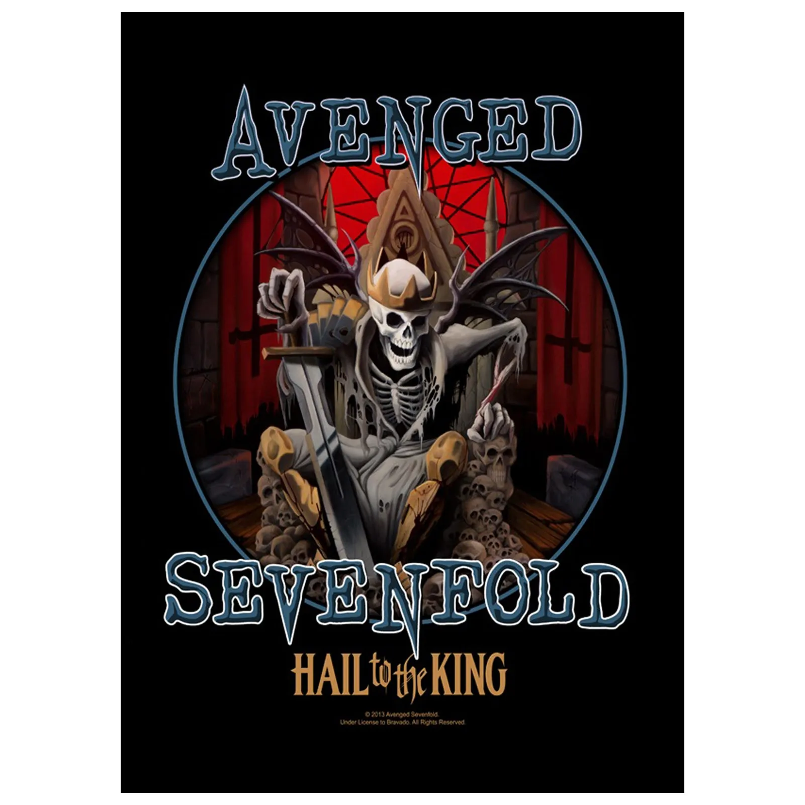 Avenged Sevenfold Hail To The King Back Patch sold by Paradiso Clothing