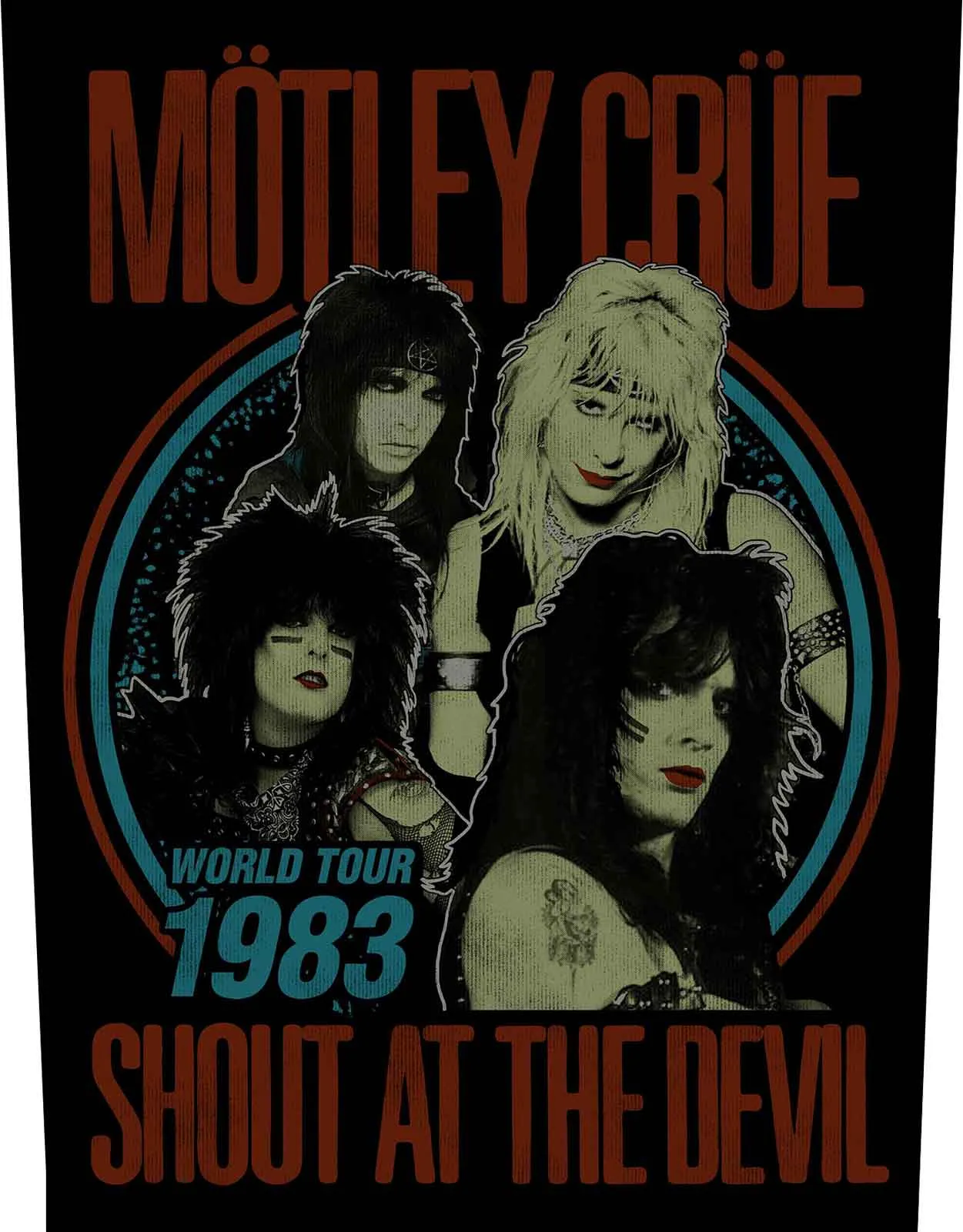 Motley Crue Shout At The Devil Back Patch sold by Paradiso Clothing