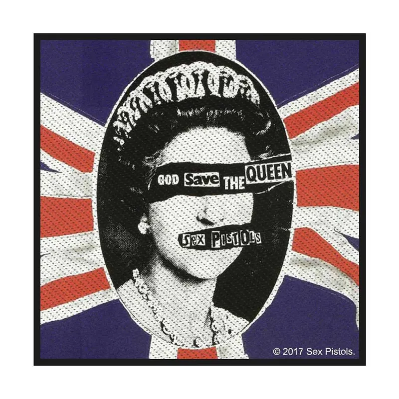 The Sex Pistols Patch God Save The Queen Band Logo new Official Sew on sold by Paradiso Clothing