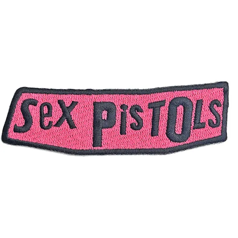 The Sex Pistols Patch Band Logo new Official Embroidered woven iron on sold by Paradiso Clothing