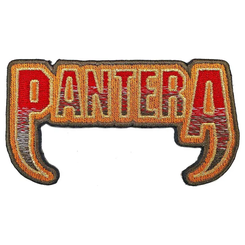Pantera Fangs Logo Woven Patch sold by Paradiso Clothing