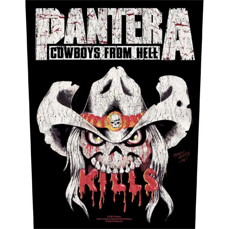 Pantera Kills Band Logo Back Patch sold by Paradiso Clothing