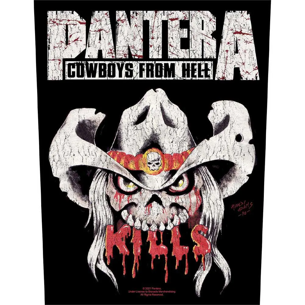 Pantera Kills Band Logo Back Patch sold by Paradiso Clothing