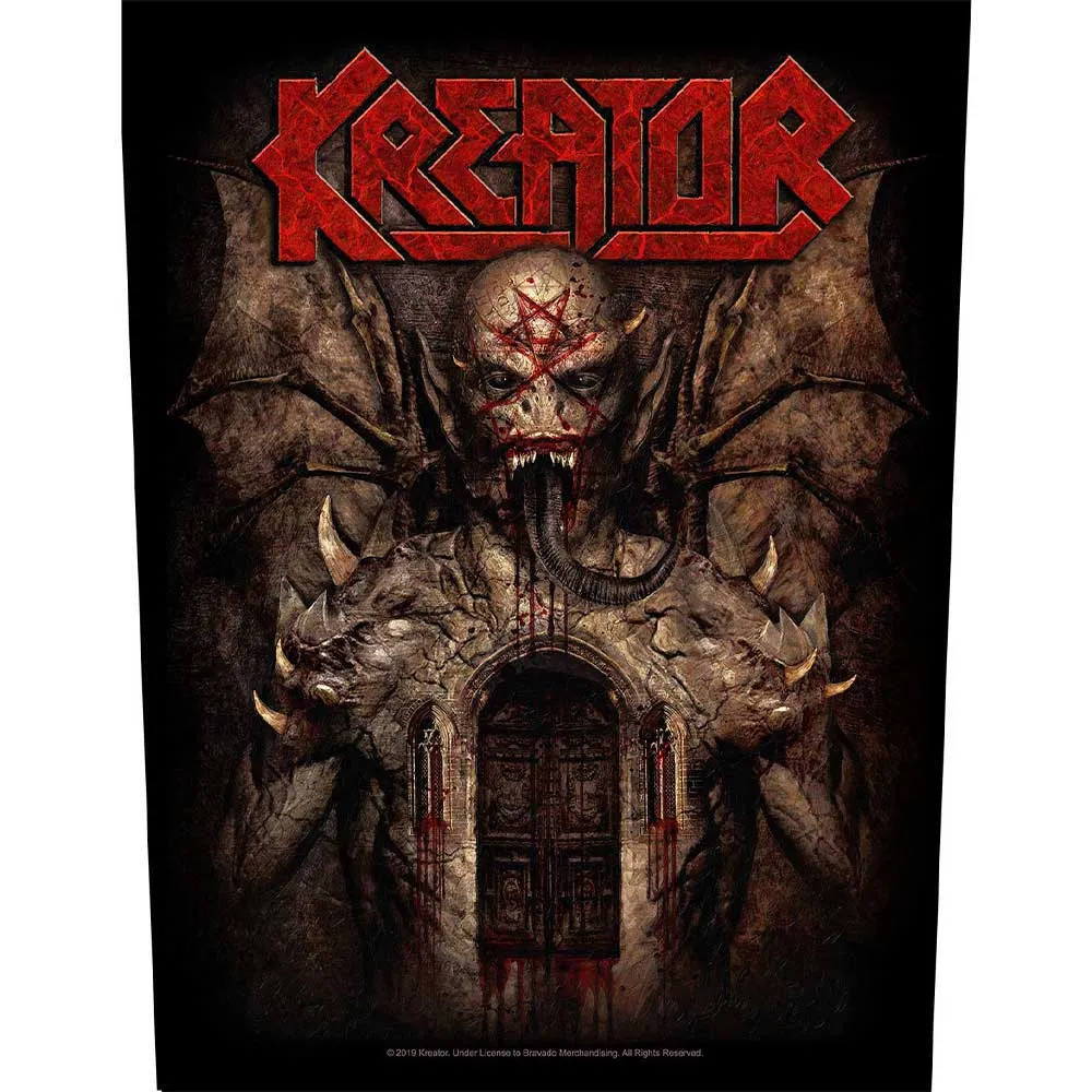 Kreator God Of Violence Band Logo Back Patch sold by Paradiso Clothing