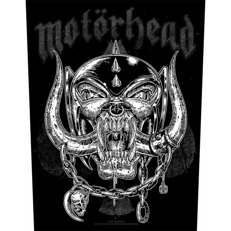 Motorhead Etched Iron Band Logo Back Patch sold by Paradiso Clothing