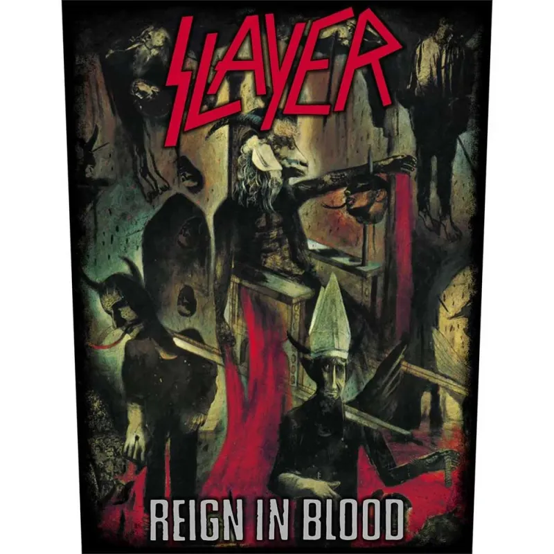 Slayer Reign In Blood Band Logo Back Patch sold by Paradiso Clothing
