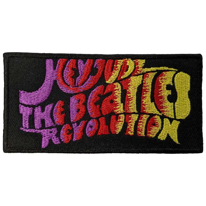 The Beatles Hey Jude Revolution Woven Patch sold by Paradiso Clothing