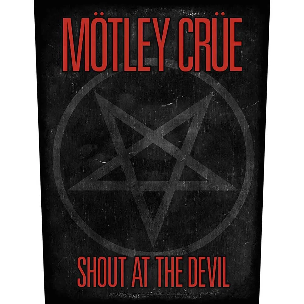 Motley Crue Shout At The Devil Back Patch sold by Paradiso Clothing