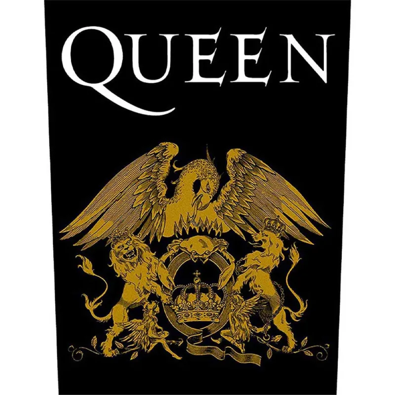 Queen Classic Crest Band Logo Back Patch sold by Paradiso Clothing