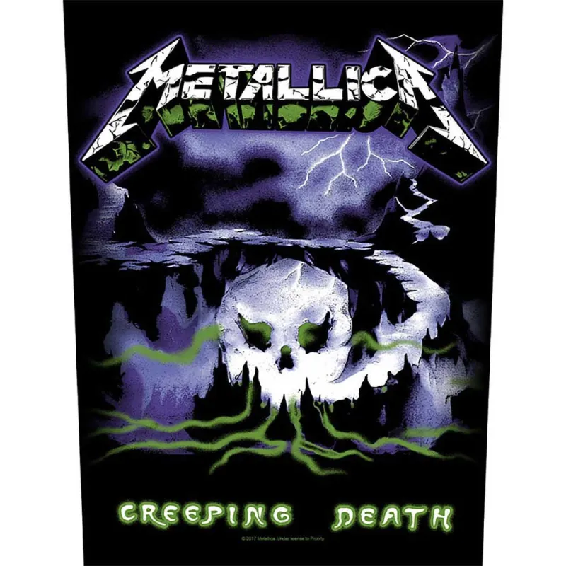 Metallica Creeping Death Band Logo Back Patch sold by Paradiso Clothing