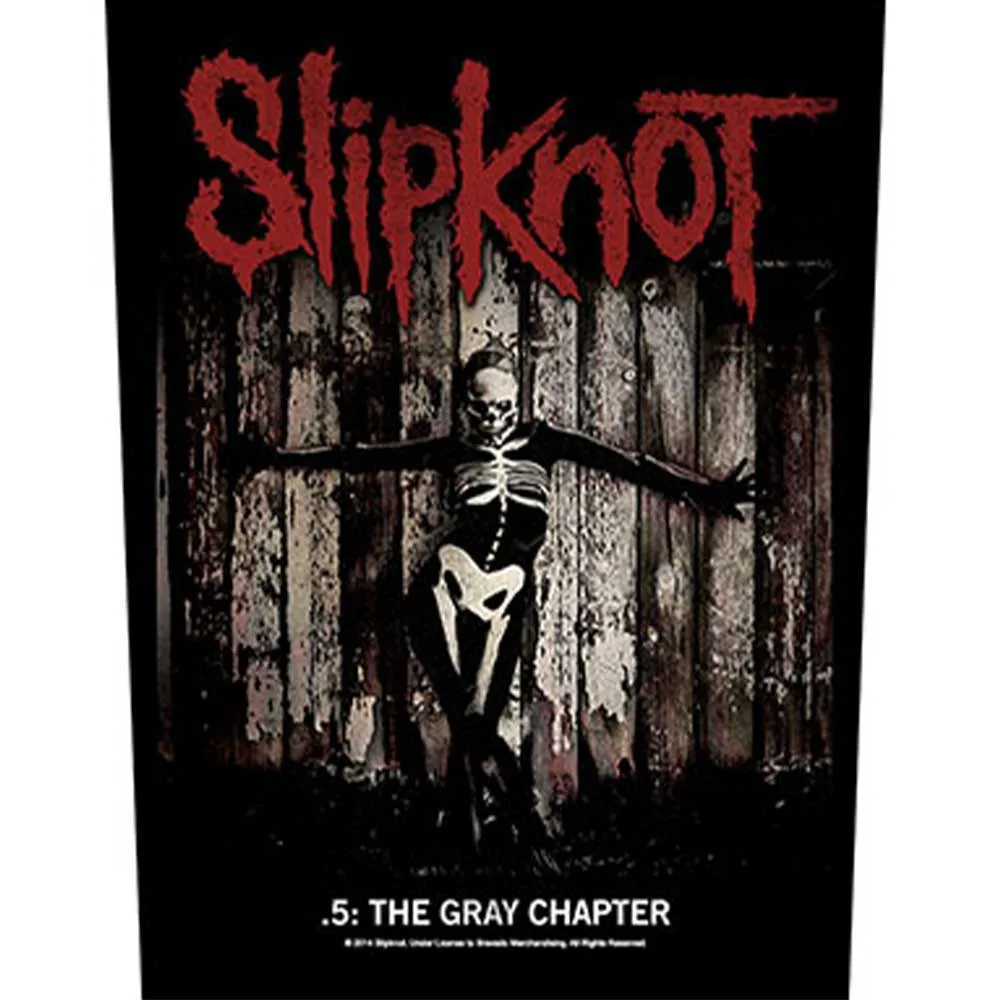 Slipknot The Gray Chapter Back Patch sold by Paradiso Clothing