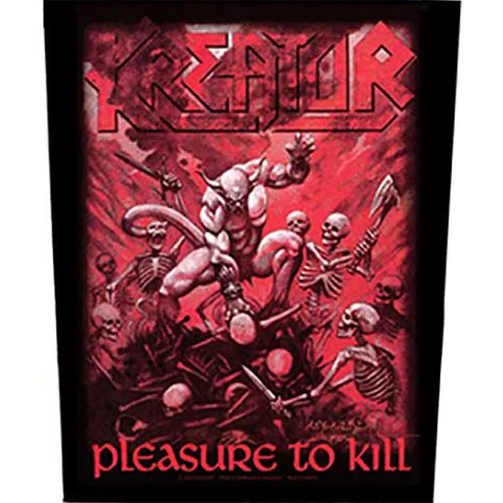 Kreator Senjutsu Pleasure To Kill Back Patch sold by Paradiso Clothing