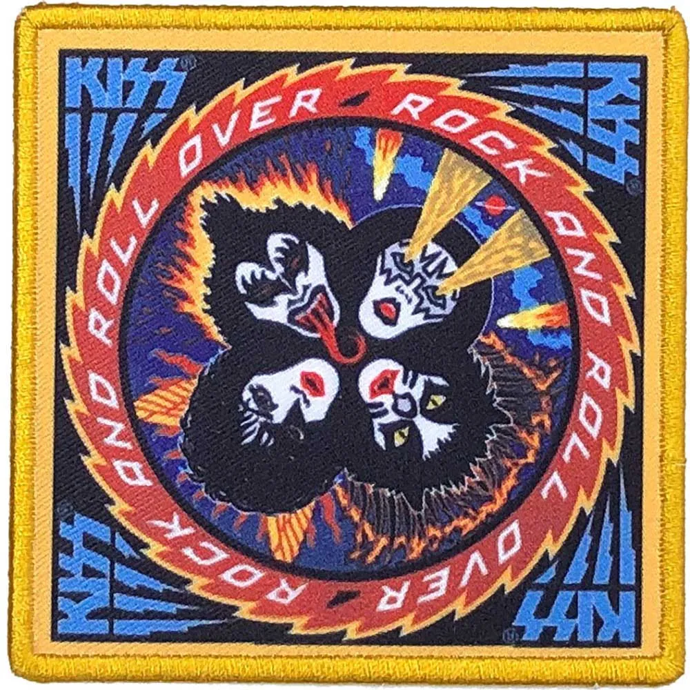 Kiss Patch Rock And Roll Over Album Cover Band Logo new Official Printed Iron On sold by Paradiso Clothing