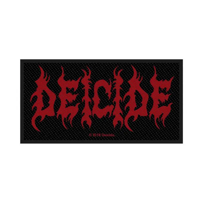 Deicide Standard Patch Logo new Official Black sold by Paradiso Clothing