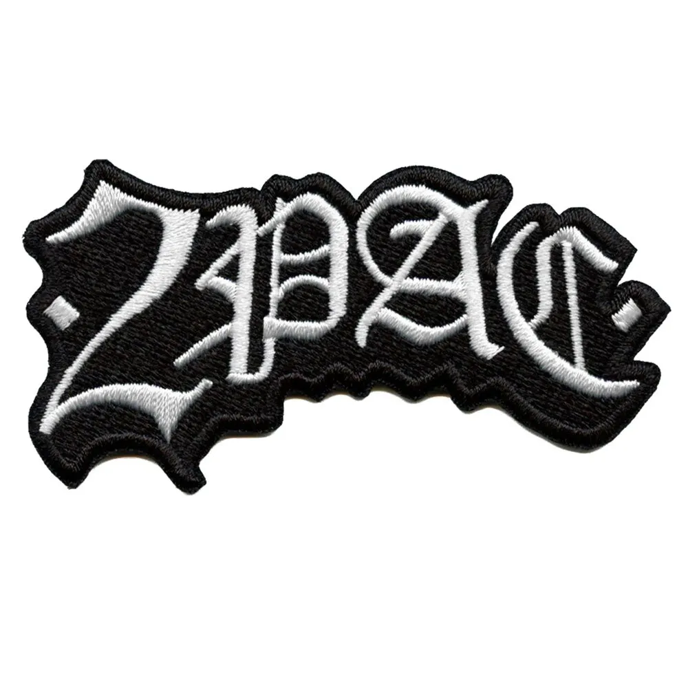 2pac Tupac Patch Gothic Arch Logo new Official Embroidered woven iron on sold by Paradiso Clothing