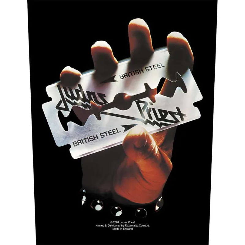 Judas Priest British Steel Back Patch sold by Paradiso Clothing