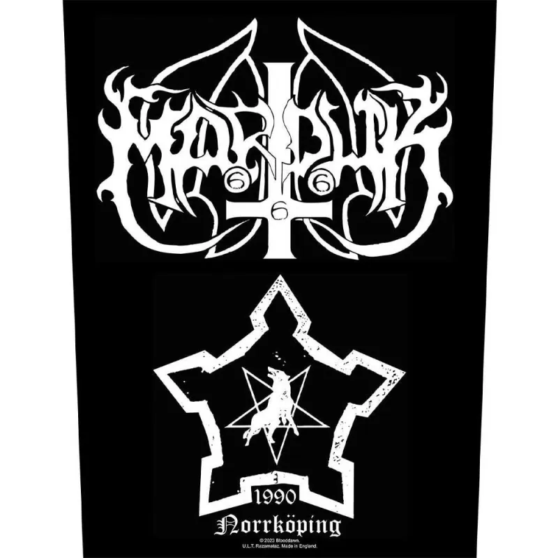 Marduk Norrkoping Band Logo Back Patch made by Paradiso Clothing