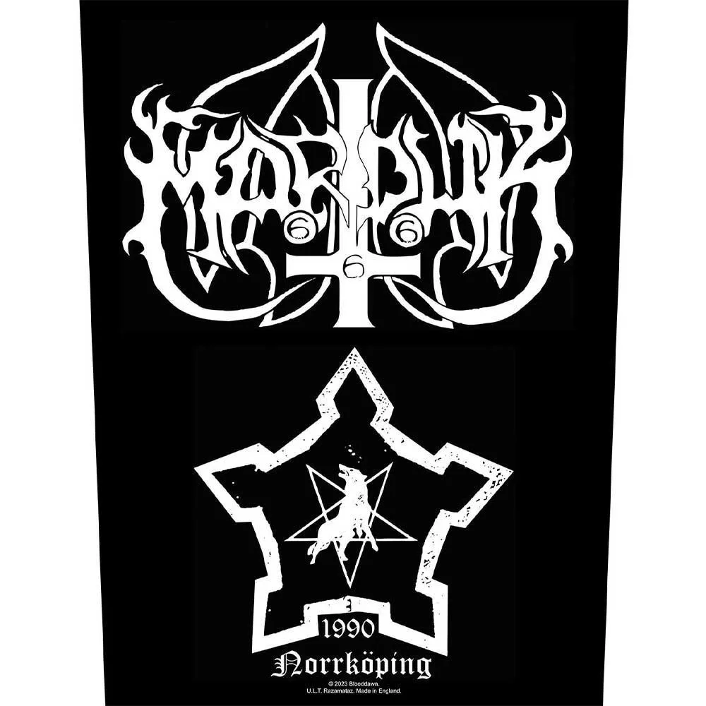 Marduk Norrkoping Band Logo Back Patch sold by Paradiso Clothing