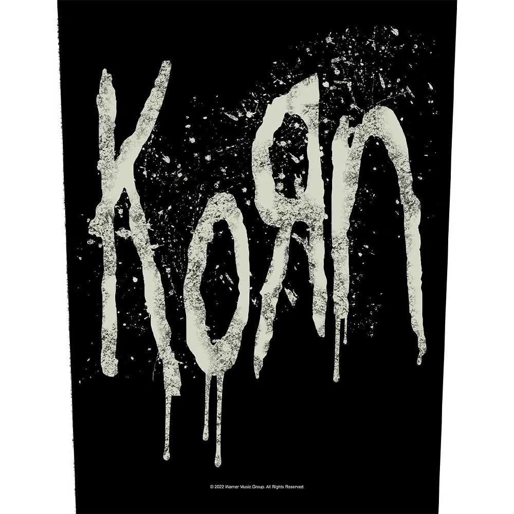 Korn Splatter Band Logo Back Patch sold by Paradiso Clothing