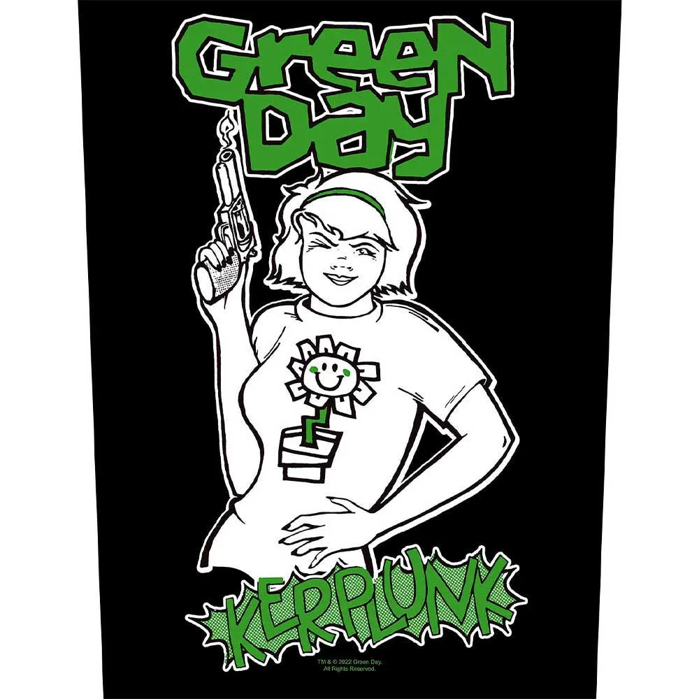 Green Day Kerplunk Band Logo Back Patch sold by Paradiso Clothing