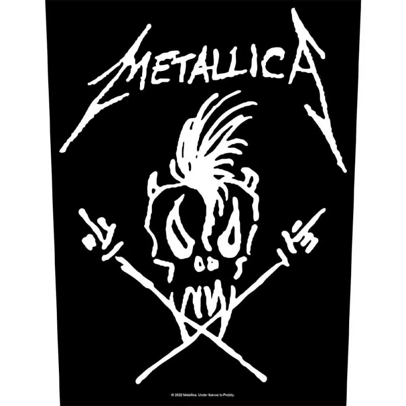 Metallica Scary Guy Band Logo Back Patch sold by Paradiso Clothing
