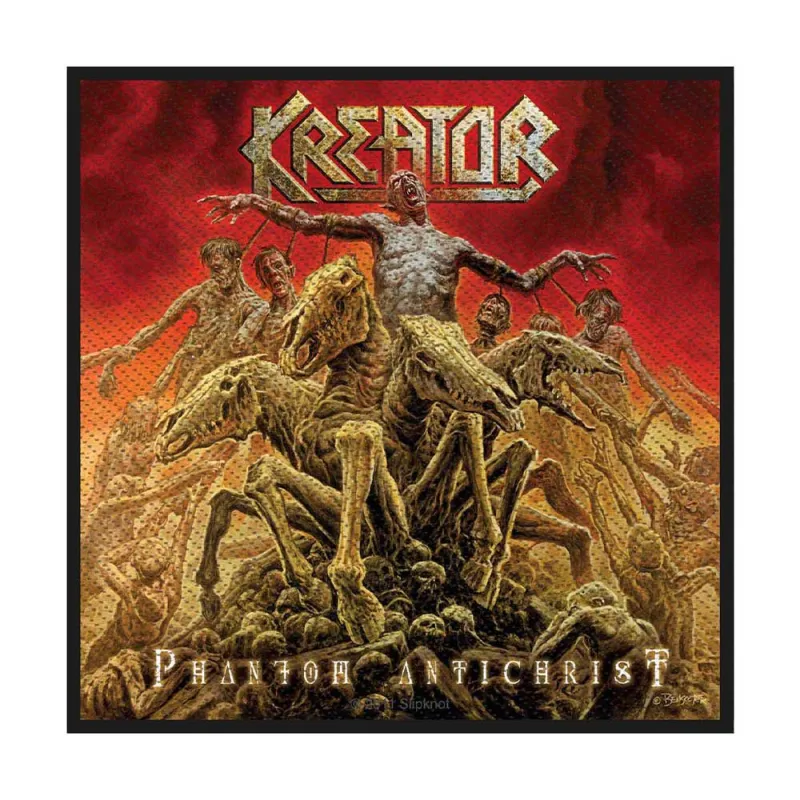 Kreator Standard Patch Phantom Anti-Christ new Official Red sold by Paradiso Clothing