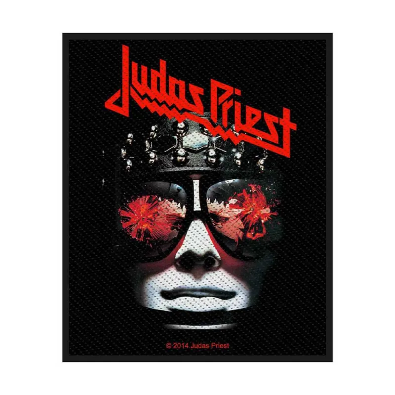 Judas Priest Standard Patch Hell Bent for Leather new Official Black sold by Paradiso Clothing