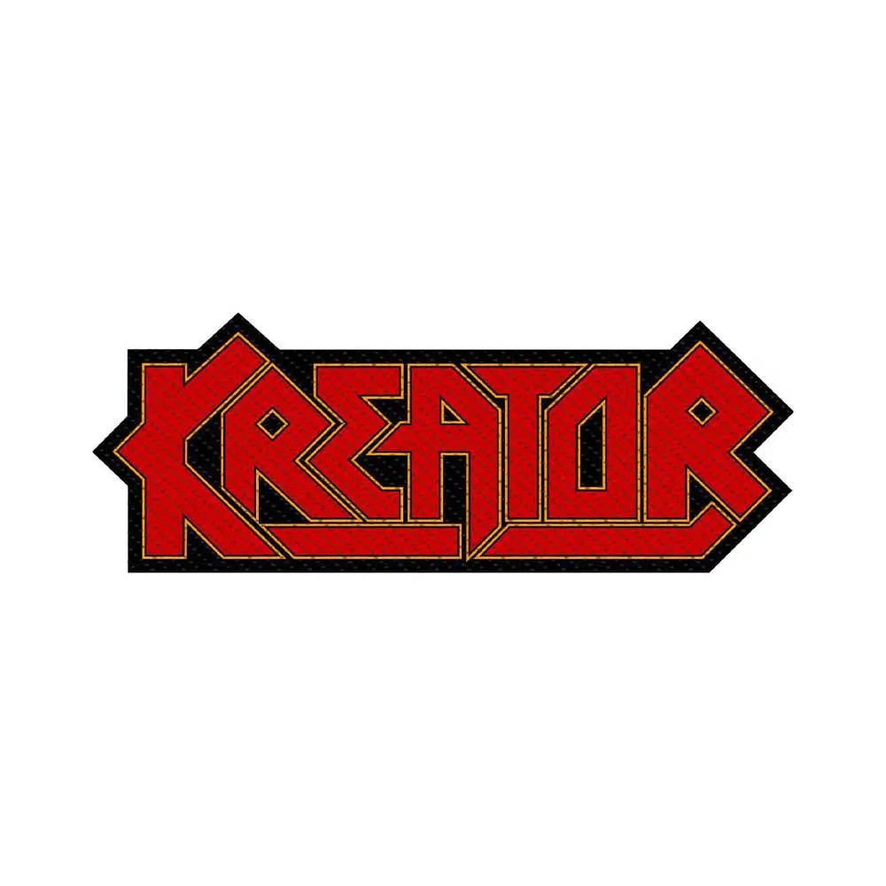 Kreator Standard Patch Logo Cut-Out new Official Red sold by Paradiso Clothing