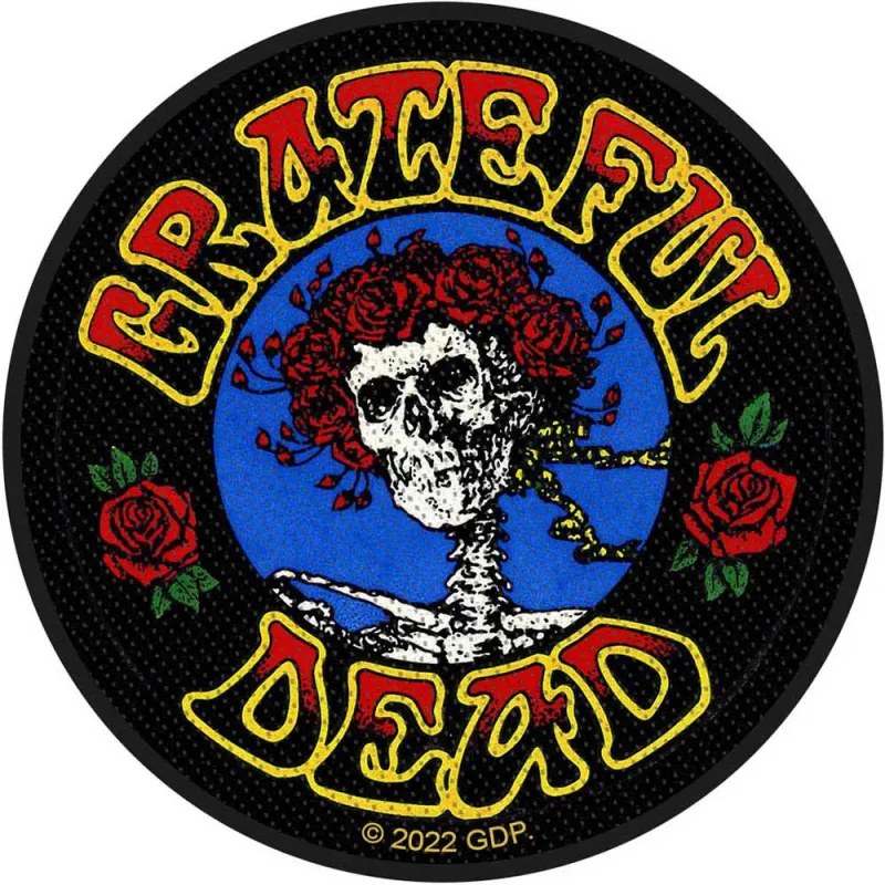 Grateful Dead  Patch Vintage Bertha Seal Official Woven Sew on 105 x 45mm made by Grateful Dead