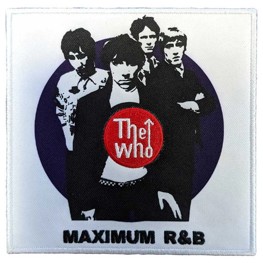 The Who Maximum R&B Woven Patch sold by Paradiso Clothing