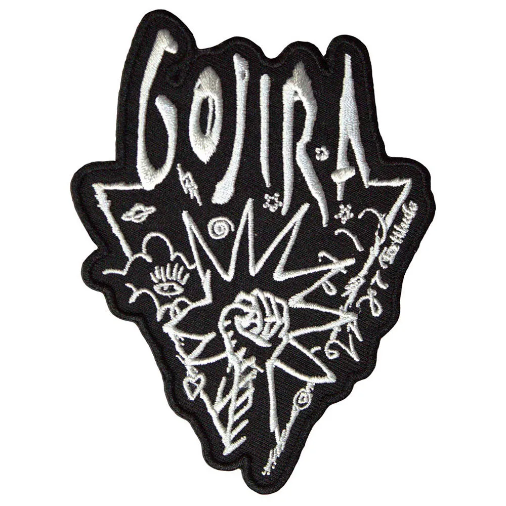 Gojira Power Glove Standard Woven Patch sold by Paradiso Clothing