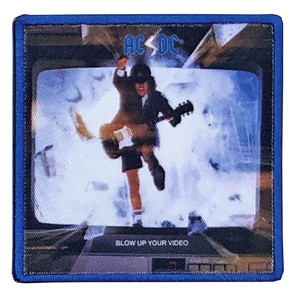 AC/DC Blow Up Your Video Printed Patch sold by Paradiso Clothing