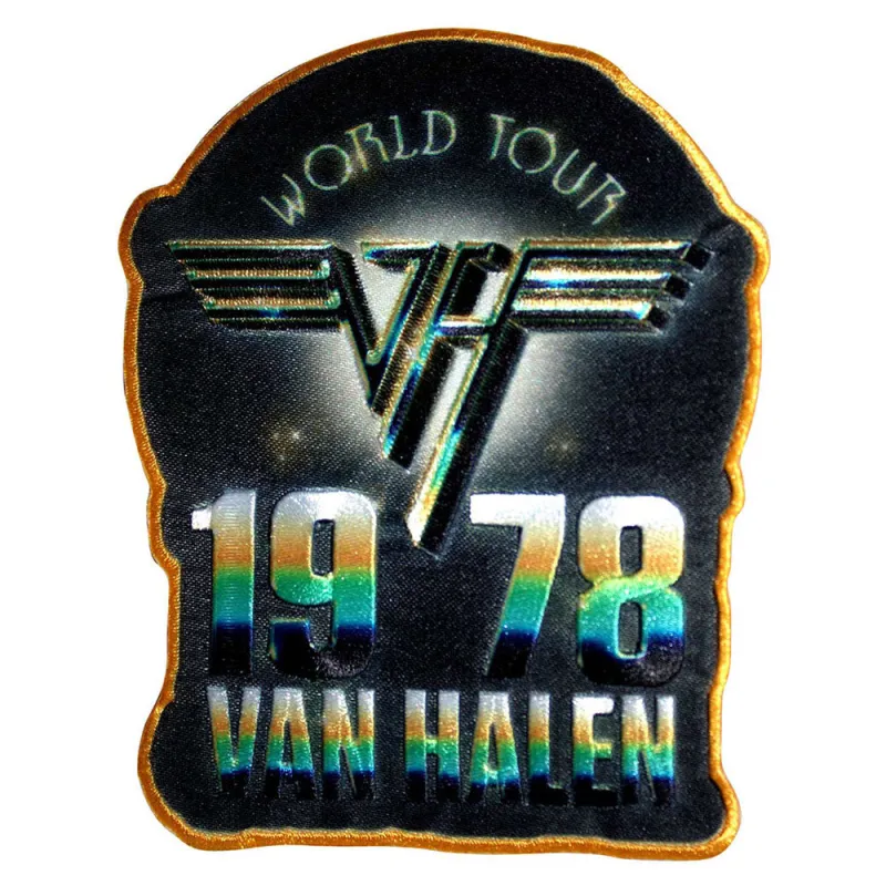 Van Halen World Tour 1978 Woven Patch sold by Paradiso Clothing