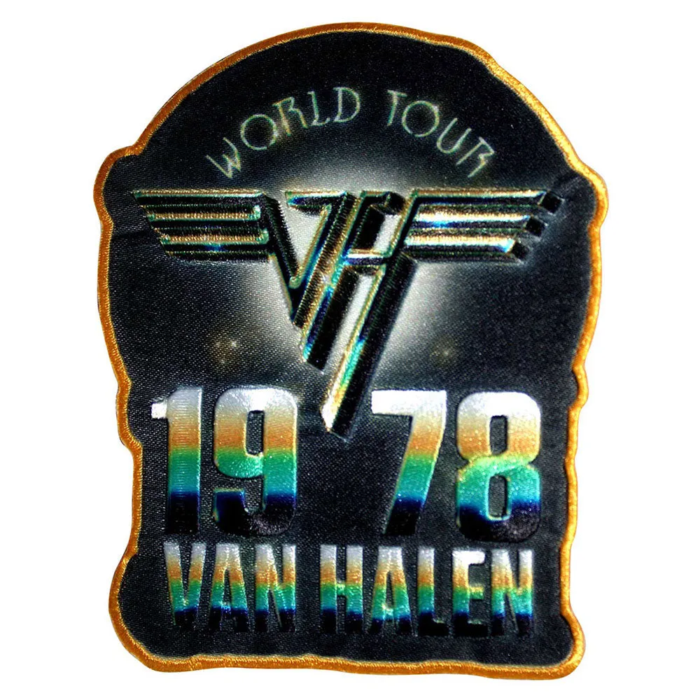 Van Halen World Tour 1978 Woven Patch sold by Paradiso Clothing
