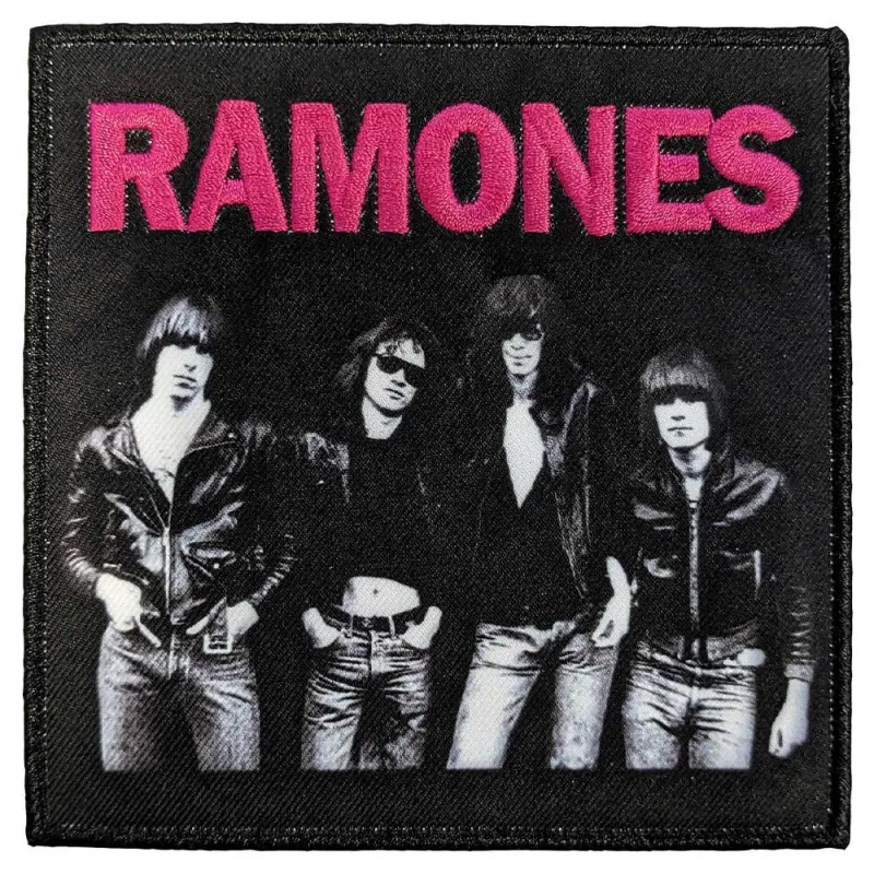 Ramones Band Photo Woven Patch sold by Paradiso Clothing