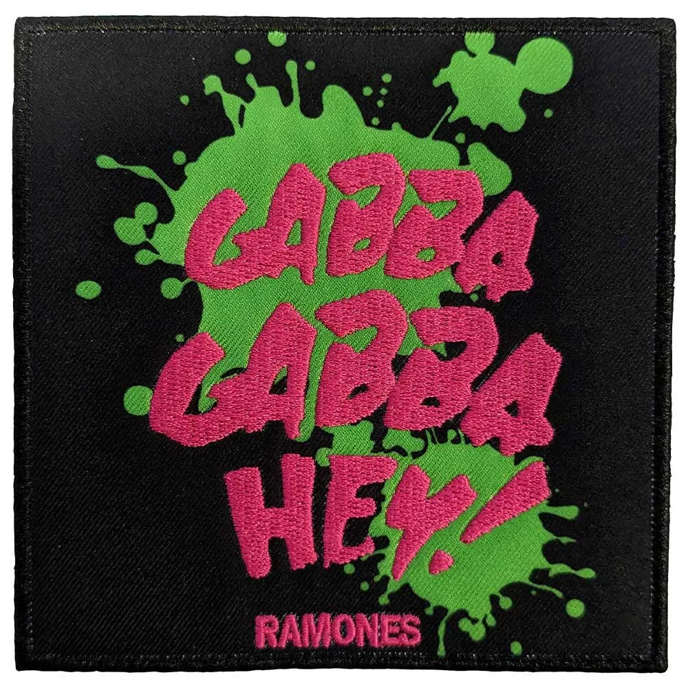 Ramones Gabba Gabba Woven Patch sold by Paradiso Clothing