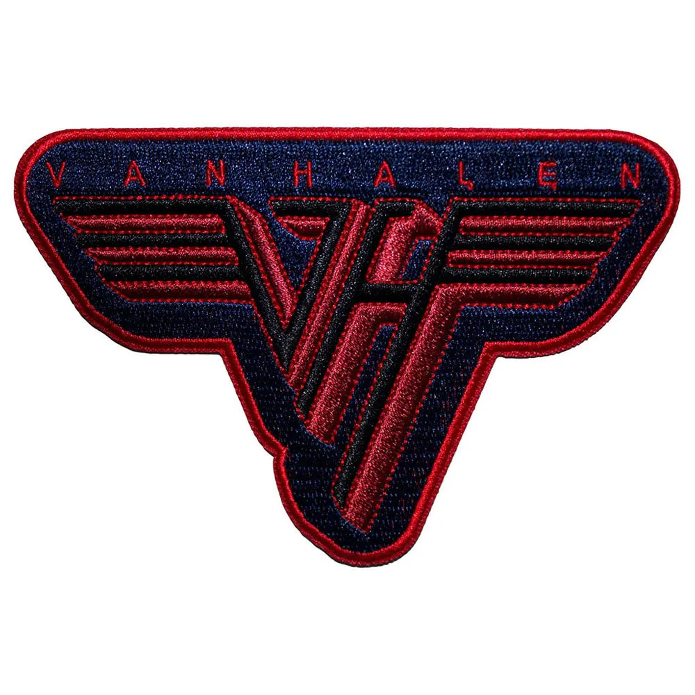 Van Halen Classic Logo Bordered Woven Patch sold by Paradiso Clothing