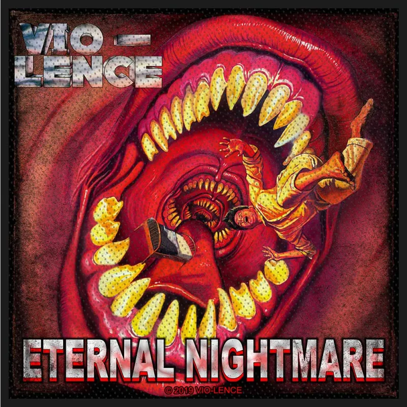 Vio-Lence Patch Eternal Nightmare Band Logo new Official Woven Sew on sold by Paradiso Clothing